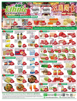 Ethnic Supermarket - Guelph - Weekly Flyer Specials